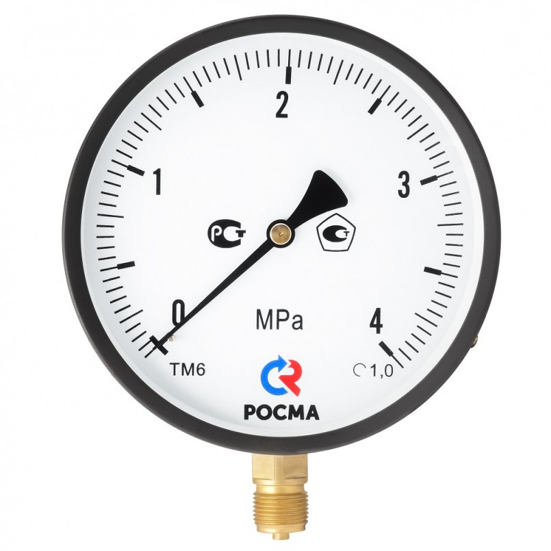 Манометр с повышенным классом точности изображения